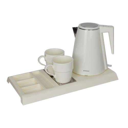 ΣΕΤ ΔΙΣΚΟΣ ΣΕΡΒΙΡΙΣΜΑΤΟΣ MORRIS H2167KS HOTEL ΛΕΥΚΟ ΜΕ ΒΥΣΜΑ & ΒΡΑΣΤΗΡΑ ΞΕΝΟΔΟΧΕΙΑΚΟ